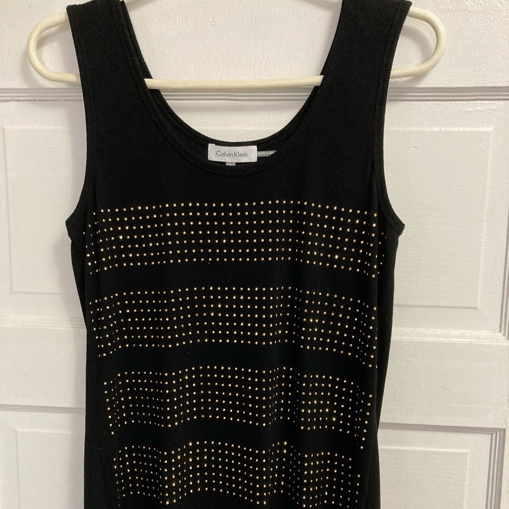 Black Calvin Klein tank top
